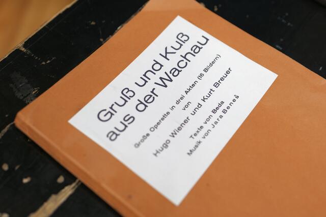 Gruß und Kuss aus der Wachau wurde damals geprobt. | Foto: Max Spitzauer