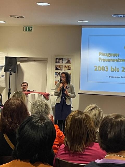 Auch Daniela Gutschi (Landesrätin für Bildung, Gesundheit, Frauen, Diversität und Chancengleichheit) war im Nexus zu Gast und sprach über ihre Erfahrungen als Frau in der Politik. | Foto: Sarah Braun