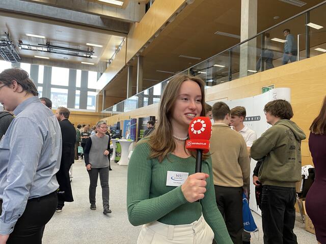 HTL-Schülerin Cara Nixon erzählte der BezirksRundSchau, was sie sich von der Karrieremesse erwartet. | Foto: BRS