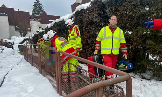 Wohnungsbrand mit Menschenrettung in Gablitz (PL). | Foto: DOKU-NÖ