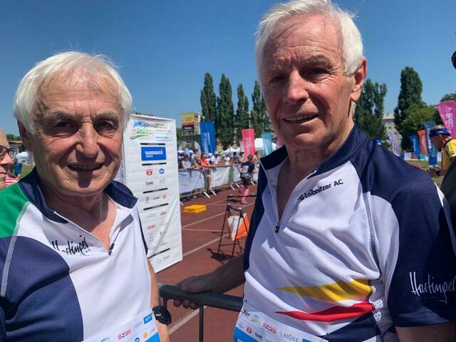Franz und Sepp Hartinger dominierten bei den Cupläufen Herren 65. | Foto: Herwig Allwinger