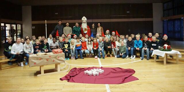 Der Heilige Nikolaus besuchte die Hortkinder in Liebenfels. | Foto: Bimbulli GmbH