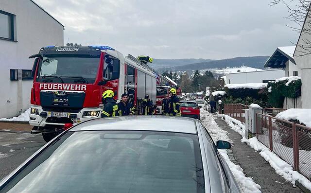 Wohnungsbrand mit Menschenrettung in Gablitz (PL). | Foto: DOKU-NÖ