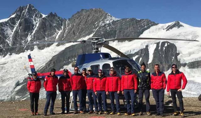 "Alpinpolizisten mit Flugpolizei" | Foto: Polizei Salzburg