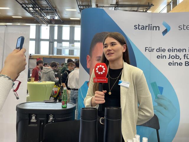 Julia Weingartmair vertrat die Marchtrenker Firma Starlim&amp;Sterner. | Foto: BRS