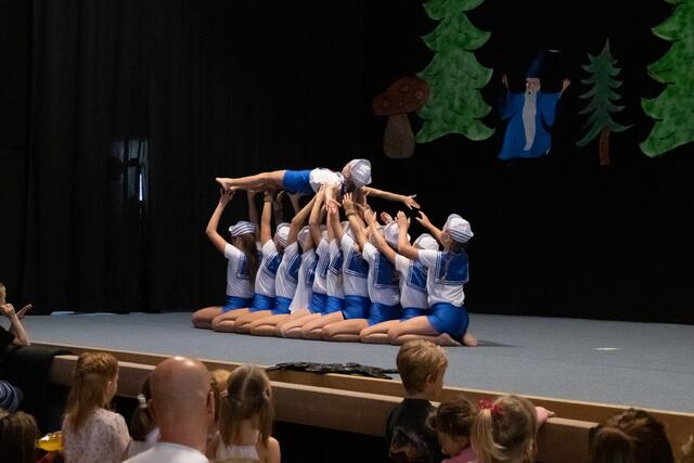Das Schauturnen in Münzkirchen stand ganz im Zeichen des "Märchenwaldes". | Foto: Turnverein Münzkirchen