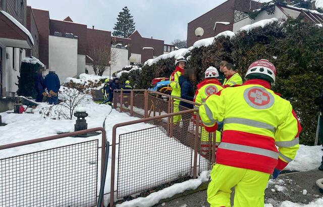 Wohnungsbrand mit Menschenrettung in Gablitz (PL). | Foto: DOKU-NÖ