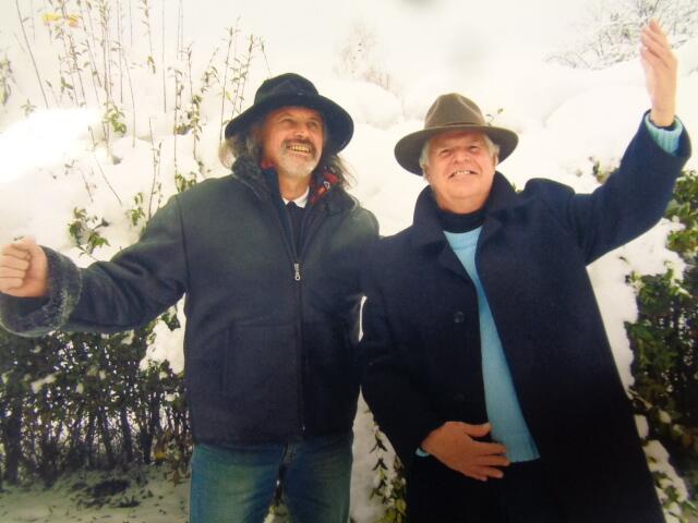 Petermann reist an Heiligabend gerne mit Guttenbrunner an weihnachtliche Orte. | Foto: Privat