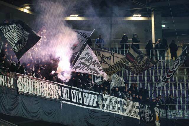 Treue Begleiter: Die LASK-Fans begleiten die Athletiler über nah und fern. | Foto: Reischl