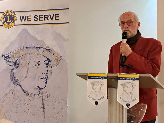 Theo Kelz faszinierte das Publkum bei seinem Vortrag in Mutters, der vom LC Kaiser Maximilian organisiert wurde. | Foto: privat