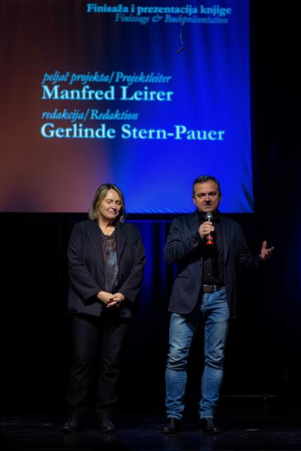 Gerlinde Stern-Pauer als Redakteurin der Dokumentation, Manfred Leirer leitete das Gesamtprojekt | Foto: Zorica Toth