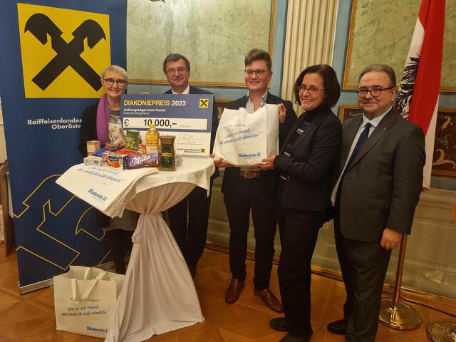 Der Diakoniepreis 2023 in der Höhe von 10.000 Euro geht an die Diakonie Burgenland. | Foto: epd/T. Dasek 	­ ­	­
