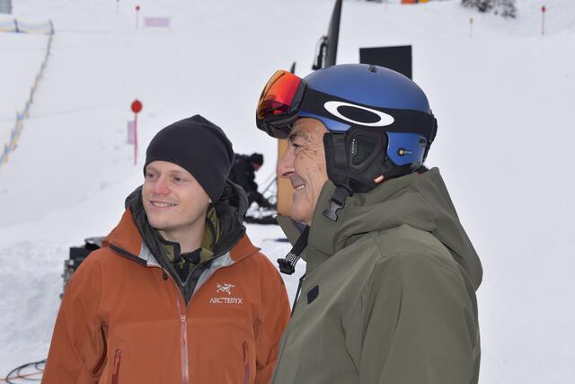 Schlick-GL Lukas Pittl mit Michael Tanzer (Fa. Leitner) | Foto: Kainz