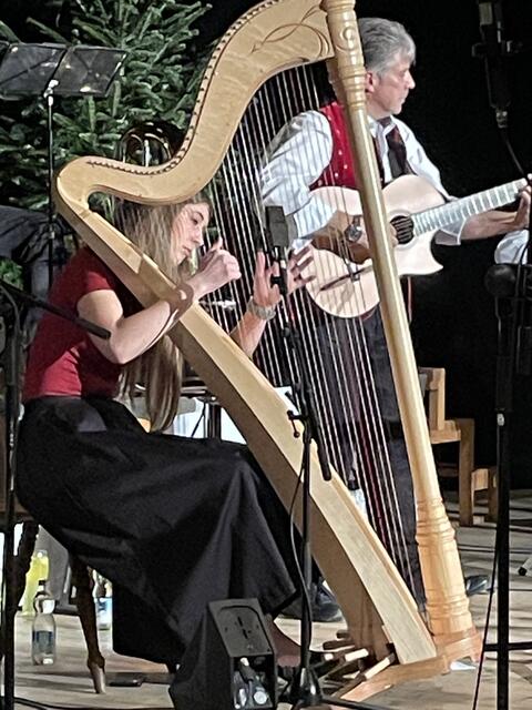Vater und Tochter standen nicht zum ersten Mal gemeinsam auf der Bühne.