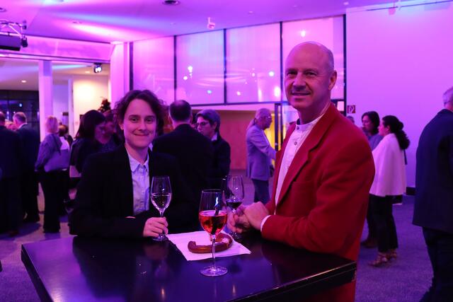 Valentina und Dietmar ließen sich das Konzert mit dem Special-Guest nicht entgehen. | Foto: MeinBezirk.at