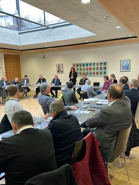 LRin Hagele bei der BürgermeisterInnenkonferenz im Bezirk Landeck.
 | Foto: Land Tirol