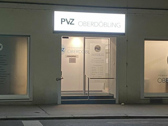 Das PVZ Oberdöbling. Davor soll der Radweg Krottenbachstraße verlaufen. | Foto: PVZ19