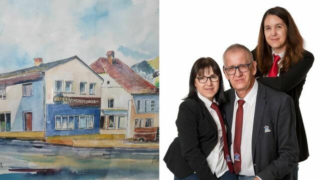 Firmengründer Peter Mosgan mit seiner Ehefrau Helena Autengruber und Tochter Marlies Mosgan-Schlatte. | Foto: Privat