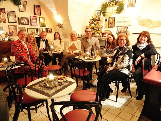 Das JuThe war in Adventstimmung.