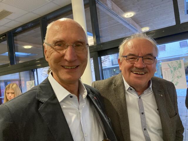 Helmut Widmann und Heinz Walter - immer beliebte Gäste ...