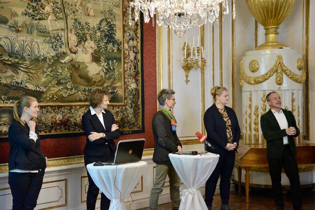 Bei der Jahrespressekonferenz wurde ein Ausblick auf das folgende Jahr 2024 gegeben. Trotz Umbauarbeiten will das Team mit der Ausstellungsreihe "Salzburg Msueum - Gastspiel" auch im nächsten Jahr präsent sein. | Foto: Carmen Kurcz