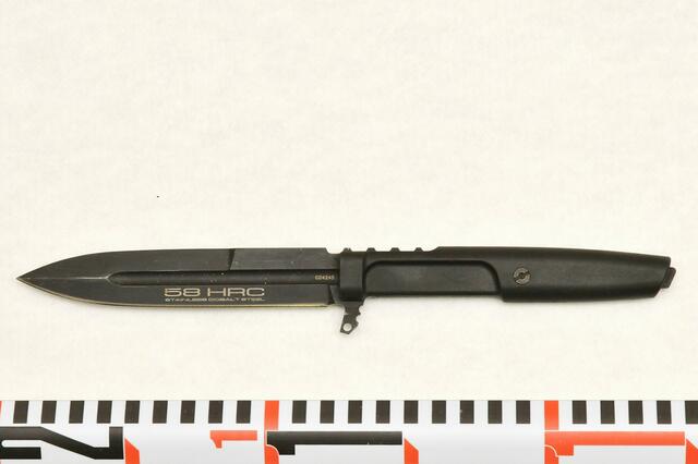 Die mutmaßliche Tatwaffe fand man gut versteckt in einer Couch in einer niederösterreichischen Wohnung.  | Foto: LPD Wien