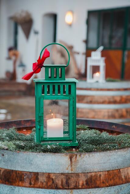 Weihnachtsmarkt im Weingut Regner.  | Foto: Regina Courtier