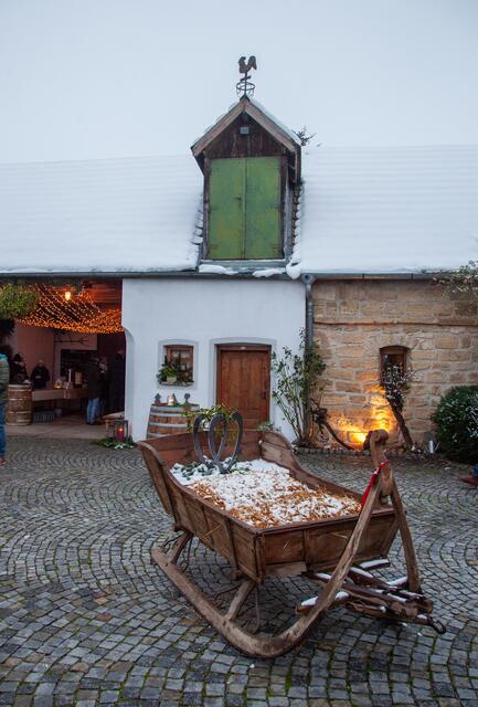 Weihnachtsmarkt im Weingut Regner.  | Foto: Regina Courtier