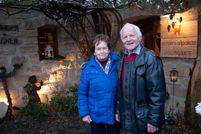 Weihnachtsmarkt im Weingut Regner.  | Foto: Regina Courtier