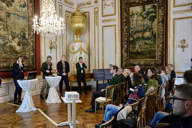 Bei der Jahrespressekonferenz wurde ein Ausblick auf das folgende Jahr 2024 gegeben. | Foto: Carmen Kurcz