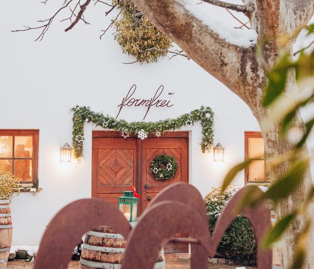 Weihnachtsmarkt im Weingut Regner.  | Foto: Regina Courtier