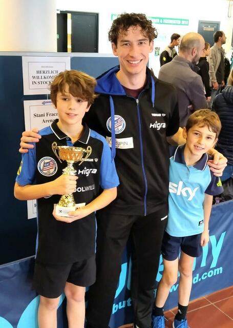Tischtennis-Talente: Laurin (11, li.) und Florens Hartmann vom BAC  | Foto: BADENER AC-TT