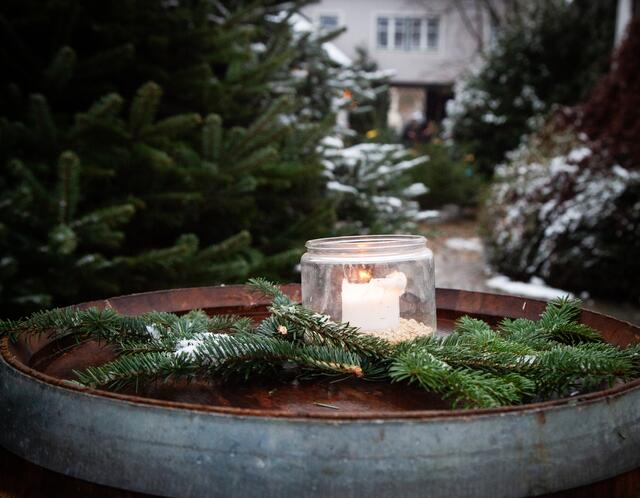 Weihnachtsmarkt im Weingut Regner.  | Foto: Regina Courtier