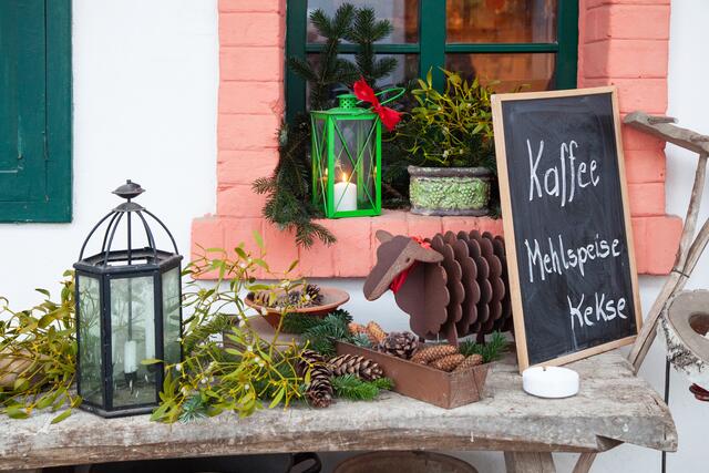 Weihnachtsmarkt im Weingut Regner.  | Foto: Regina Courtier