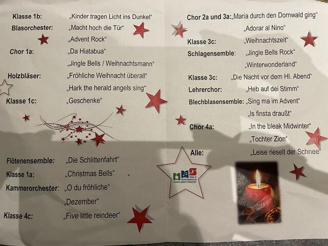 Die MMS Ober-Grafendorf lud zum Adventabend ein. | Foto: Tanja Handlfinger