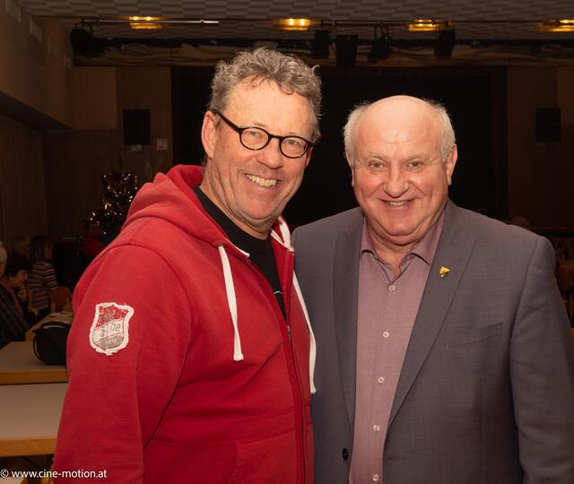 Herbert Steinböck gemeinsam mit Bürgermeister Ernst Wendl. | Foto: www.cine-motion.at / Ivanek