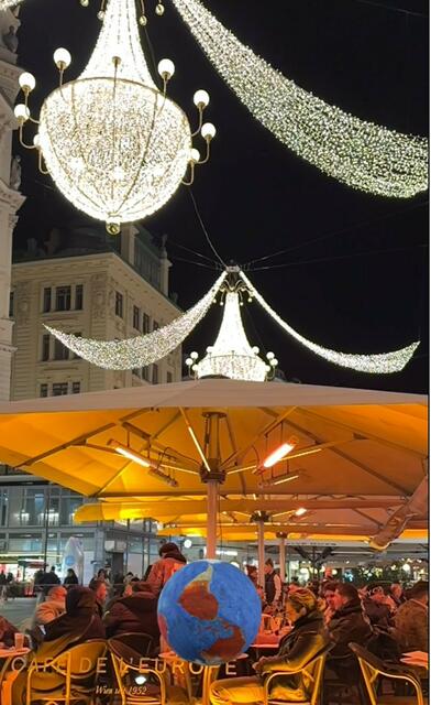 Die Erdkugel wärmt sich auf