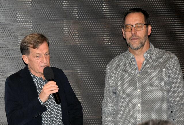 ÖFB-Vize- und TFV-Präsident Josef Geisler im Gespräch mit Johann Schlichenmaier - Eventmanager (seit 12.02.2017).
 | Foto: Schwaighofer