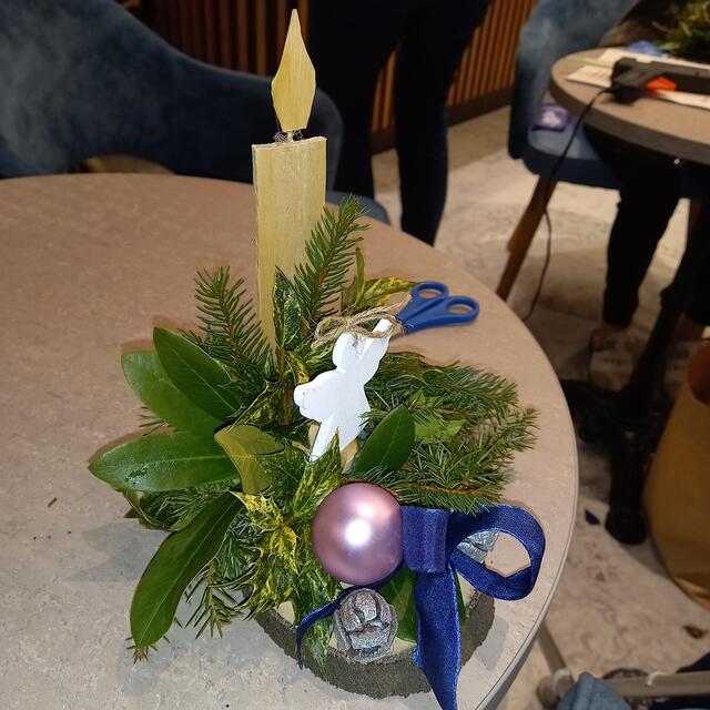 Das fertige Gesteck | Foto: Birgit Lichtenberger