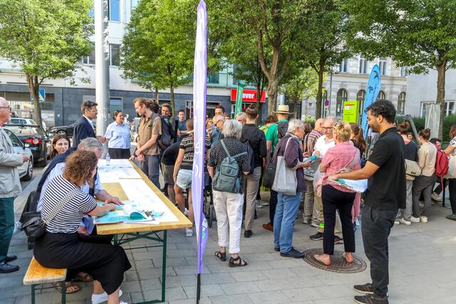 Mit dem Grünen Band entsteht in den nächsten Jahren rund um die Bandgasse zwischen Karl-Farkas-Park und Andreaspark ein zusammenhängender Parkverbund, der künftig einen wichtigen Beitrag zum Artenschutz und zur Förderung der Artenvielfalt in Neubau leisten soll. | Foto: Christian Fürthner