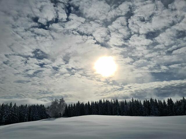 Zum Jahresbeginn (wie hier von Regionaut Günther Koch festgehalten) und zum Start in den Advent gab es ordentlich Schnee – auch zu Weihnachten? | Foto: Günther Koch