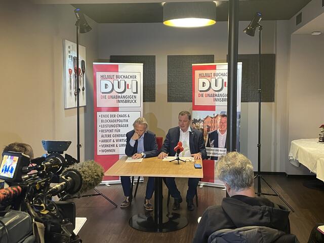 Präsentation der Liste DU - I, die unabhängigen Innsbruck. | Foto: BezirksBlätter