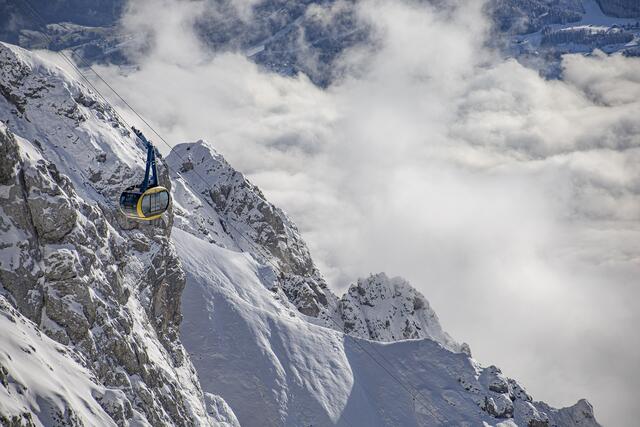 Vom 27. Dezember bis zum 5. Jänner startet die Dachstein-Gletscherbahn exklusiv den Betrieb. | Foto: Gregor Hartl