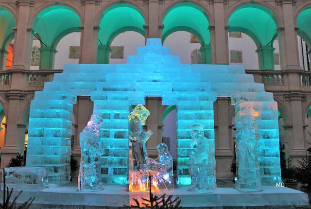 Die Grazer Eiskrippe kann noch bis zum 31. Dezember sowohl vor Ort als auch virtuell besucht werden. | Foto: MeinBezirk.at/Marie Ott