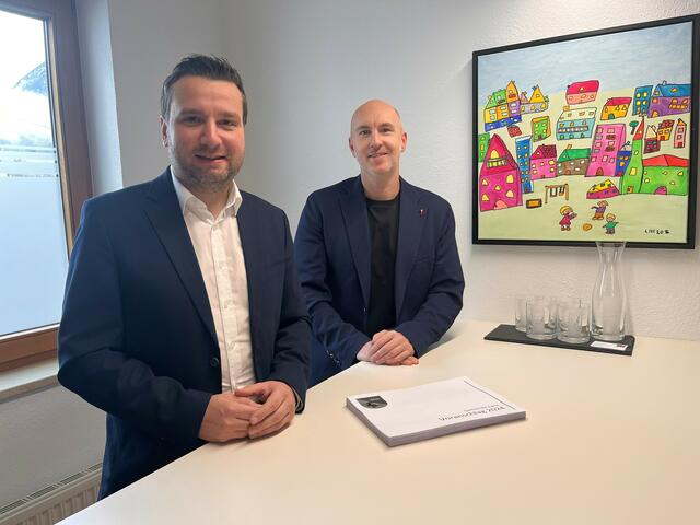 Benedikt Lentsch (l.) und Simon Zangerl, Bürgermeister und Vizebürgermeister der Gemeinde Zams | Foto: Gemeinde Zams