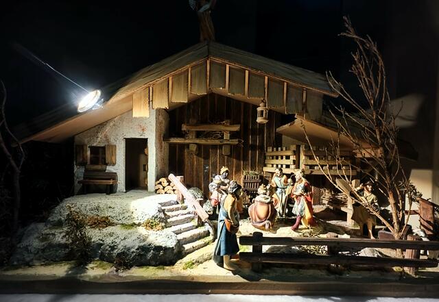 Krippe in der Apotheke Molln | Foto: Felix © Nationalpark-Apotheke Molln