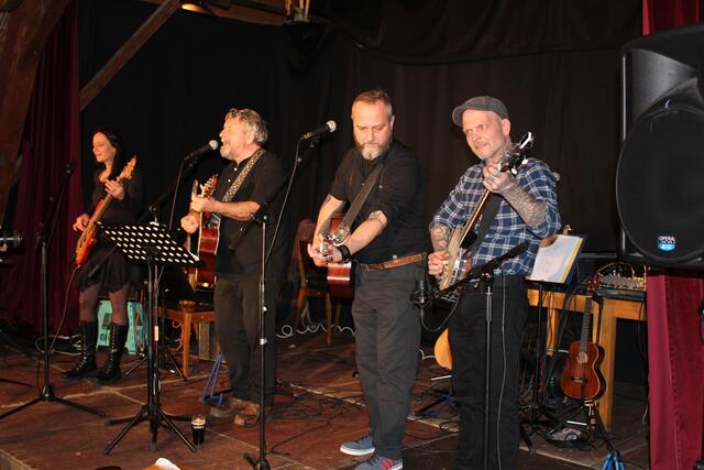 Desmond Doyle &amp; The Volunteers spielten Irische und eigene Lieder | Foto: Helga Dietmaier