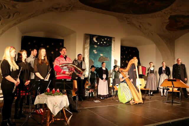 Gesang gemeinsam mit dem Publikum - der Andachtsjodler