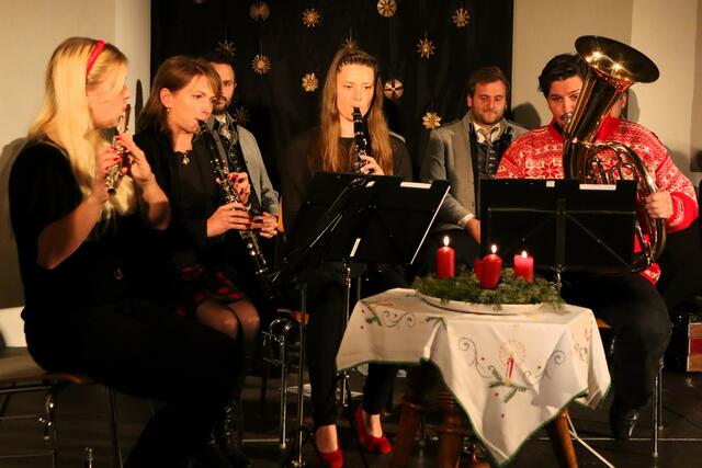 Das Holzbläserquartett des Musikvereins Stainz