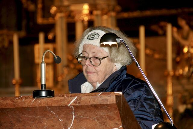 Dorith Haubner moderierte das stimmungsvolle Konzert. | Foto: Friedrich Doppelmair